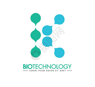 生物技术概念设计化学商业电路字体品牌公司原子创造力医疗标识图片