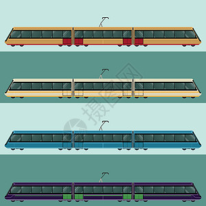 一套电车阵列图片