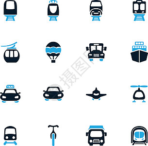 公共交通图标 se货运收藏艺术商业火车公共汽车插图互联网民众车辆图片