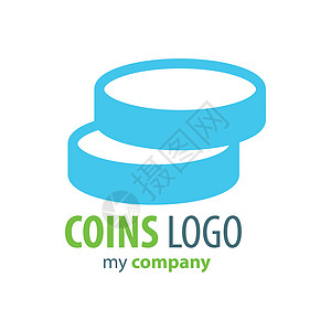 Logo 纸币设计绿色颜色图片