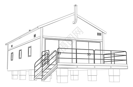 线框工业建筑房子建造框架职场生意住房建筑师地面仓库金属图片