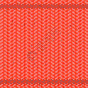冬季编织红色模式 纺织品背景图片