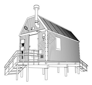 线框工业建筑房子码头建筑学住房贮存入口职场金属生意运输图片