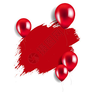 红团与气球图片