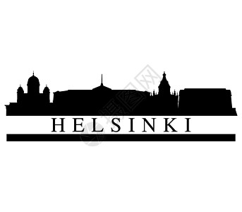 赫尔辛基天际线旅行建筑学大教堂地标建筑插图天线街道旅游出租车图片