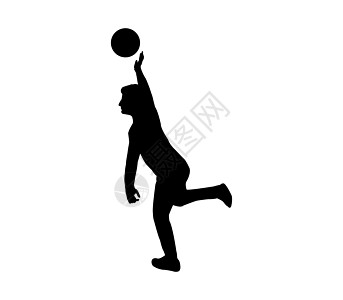 排排球图标团队姿势漫画玩家素描插图活动运动俱乐部拉丝图片