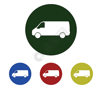 万科插图车辆圆圈服务导游汽车载体交通运输货物图片