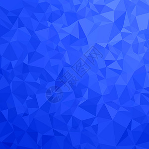 蓝色多边形背景 三角形图案 低聚纹理 抽象马赛克现代设计 折纸风格钻石技术玻璃横幅卡片插图海报六边形网络艺术图片