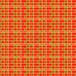 砖无缝模式水泥长方形砖墙棕色黏土石头石墙建筑学正方形红色图片