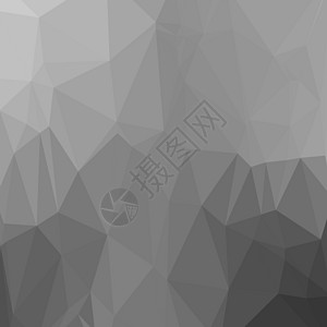 灰色多边形背景 皱巴巴的三角形图案 低聚纹理 折纸风格钻石插图坡度卡片海报水晶玻璃商业技术网络图片