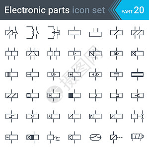 继电器和电磁铁的电气符号集图片