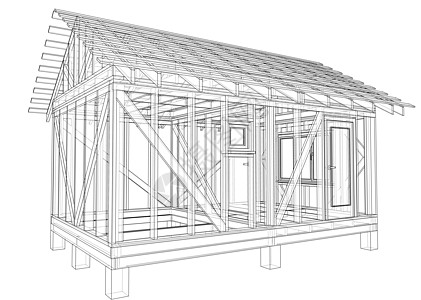 私人住宅素描 韦克托建筑学设计师草图蓝图结构海拔技术建筑建筑师项目图片