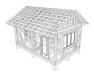 私人住宅素描 韦克托房屋草图商业设计师蓝图框架建造技术项目建筑师图片