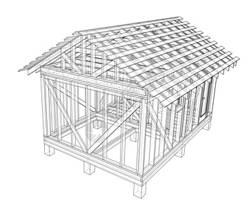 私人住宅素描 韦克托项目住房建筑设计师建筑学房子蓝图建筑师商业插图图片