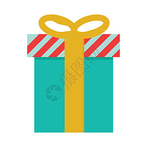 以平色风格的礼品箱图标 获奖圣诞生日节问候语装饰报酬乐趣盒子购物庆典婚礼魔法派对图片