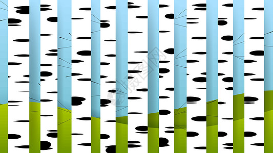 桦木背景 平面向量树 概念矢量图 矢量背景 白桦树背景装饰植物学花园季节插图叶子织物木头艺术绘画图片