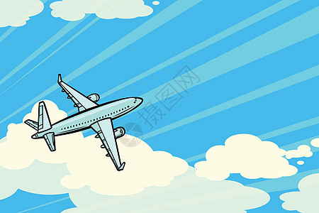 飞机在云层中飞行 航空运输航空图片