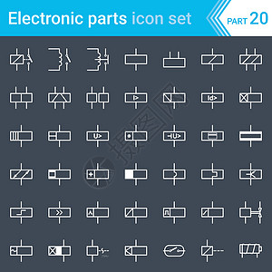 电气和电子图标电气图符号 继电器和电磁铁图片