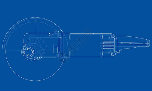 轮廓电动角磨机 韦克托工人乐器服务圆圈安全插图工艺速度磨料力量图片