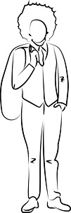 白色背景上背着包的男人插画矢量游客旅行假期工人航班手提箱飞机场男性插图商业图片