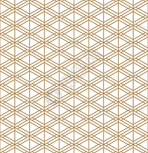 受日本木工风格启发的无缝几何图案工艺激光插图窗户商事纺织品墙纸六边形角落木制品图片