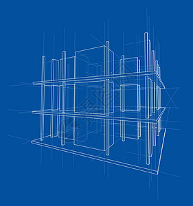 正在建造的房子的绘图 韦克托框架房间工程构造蓝图建筑学文档建筑师草图打印图片