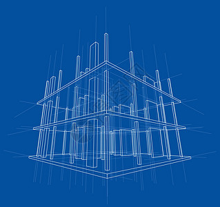 正在建造的房子的绘图 韦克托建筑学草图框架地面原理图工程师构造3d蓝图房间图片