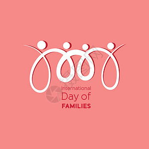 国际家庭日  4 人家庭的概念父亲母亲和女儿女士男性女性插图儿子妈妈丈夫庆典男人女孩图片