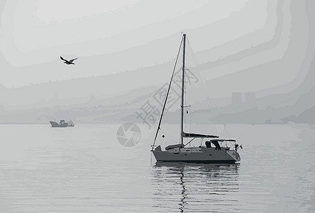 伊斯坦布尔的城市景观和景观与船旅游全景场景火鸡海岸日落地标假期文化风景图片