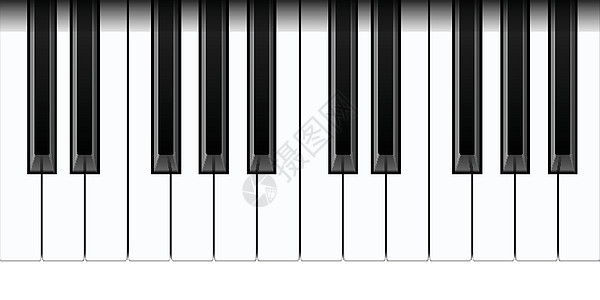 现实的钢琴键它制作图案矢量笔记音乐会乐器音乐白色艺术旋律钥匙键盘黑色图片
