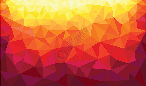 抽象三角形暖色背景矢量图 eps1正方形太阳商业马赛克网络坡度多边形横幅橙子彩虹图片