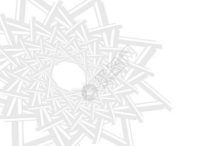 形成多 sta 的白色图案空间摘要草图圆形建筑学水晶绘画插图灰色数字阴影多边形图片
