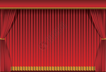 红色窗帘背景它制作图案电影横幅天鹅绒纺织品展示戏剧框架马戏团载体音乐会图片