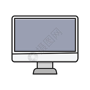 展示监视器桌面屏幕白色技术插图互联网网络电脑笔记本图片