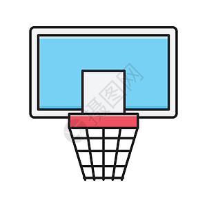 体育运动法庭白色篮板竞赛运动胜利插图游戏分数乐趣图片
