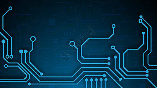 电路技术背景概念科学母板电气处理器木板硬件蓝色插图电子产品图片