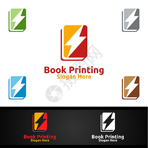 用于图书销售 书店 媒体 零售 广告 报纸或纸张机构概念的Victor Logo设计公司PS教育书商簿记作家大学艺术打印印刷文档图片