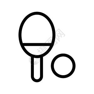 网网球闲暇黑色插图爱好竞赛健康乒乓球桌子乐趣球拍图片