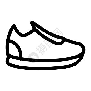 鞋袜白色蕾丝运动训练插图培训师衣服运动鞋跑步健身房图片