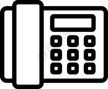 兰德林技术机器土地办公室插图商业传真互联网固定电话数字电话图片