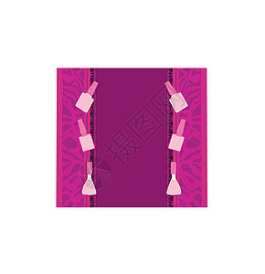 美容院的修甲 抽象卡片框架化妆品插图配件指甲女士女性粉色美甲师抛光图片
