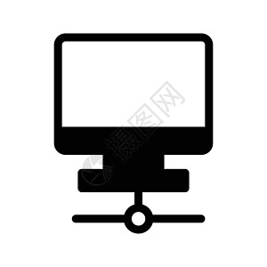 网络黑色电视屏幕互联网技术桌面空白插图商业电脑图片
