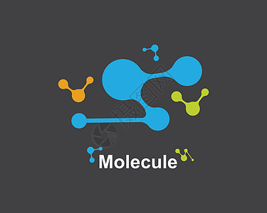 分子标志矢量插图设计生活生物学标识医疗化学信息化学品生物实验室原子图片