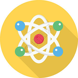 科学原子药品插图质子生物学教育技术粒子化学物理图片