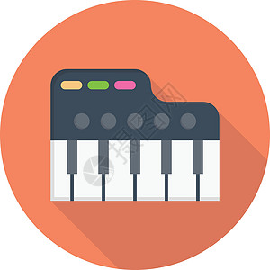 钢琴钥匙瓷砖插图艺术笔记键盘白色音乐网络旋律图片