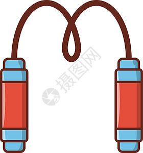 跳绳身体孩子活动运动插图网络健身房绳索乐趣游戏图片