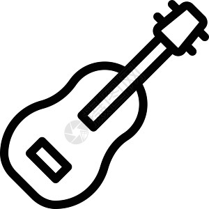 吉他手乐队脖子音乐家声学岩石细绳冒险插图低音乐器图片