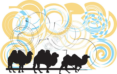 它制作图案骆驼荒野沙漠动物旅游场地开发太阳哺乳动物旅行生活图片