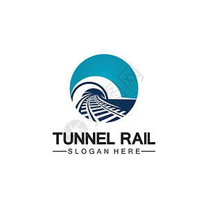 铁路与隧道标志图标矢量设计模板火车货物车皮旅行插图商业运输蒸汽速度引擎图片