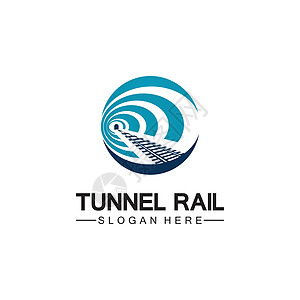 铁路与隧道标志图标矢量设计模板乘客旅行卡通片车辆标识货物蒸汽交通运输商业图片